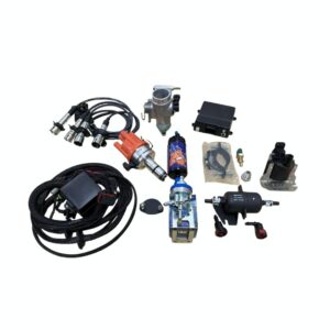 MINI KIT INJEÇÃO PROGRAMÁVEL PARA VW CORPO SIMPLES COM DISTRIBUIDOR.