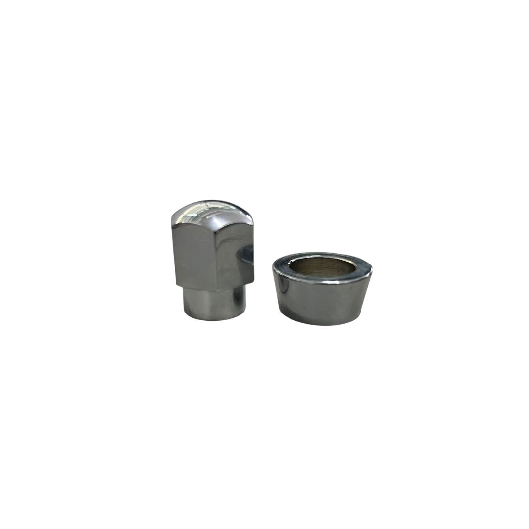 Kit com espaçador e porca para Alternador VW Cromada - Imagem 4