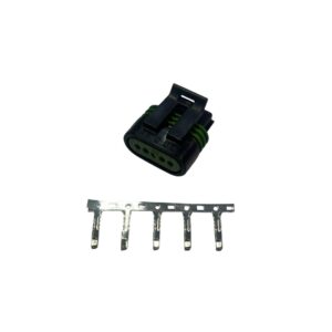 Jogo de Conector Desmontável 5 Vias Para BOBINA IGN-1A